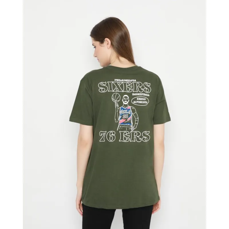 Erigo T-Shirt Sixers Pride Olive sold by Erigo