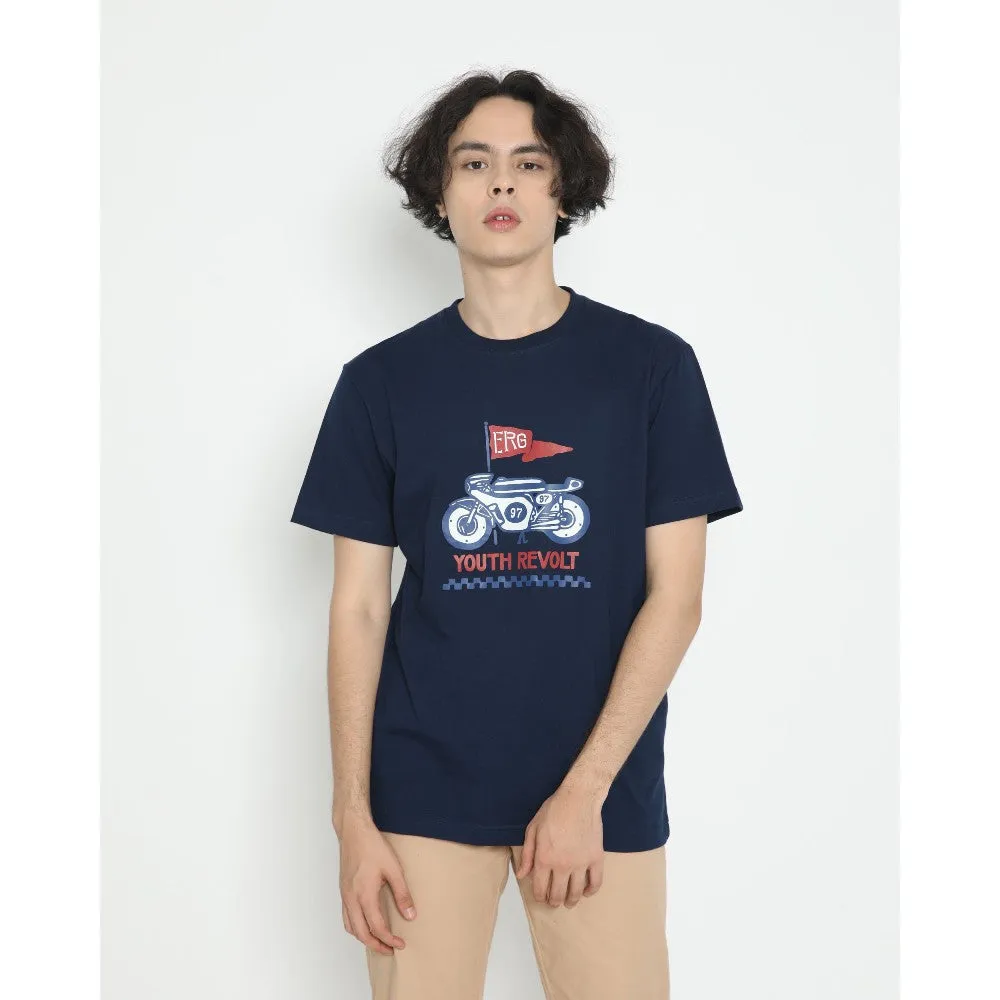 Erigo T-Shirt Race Navy sold by Erigo