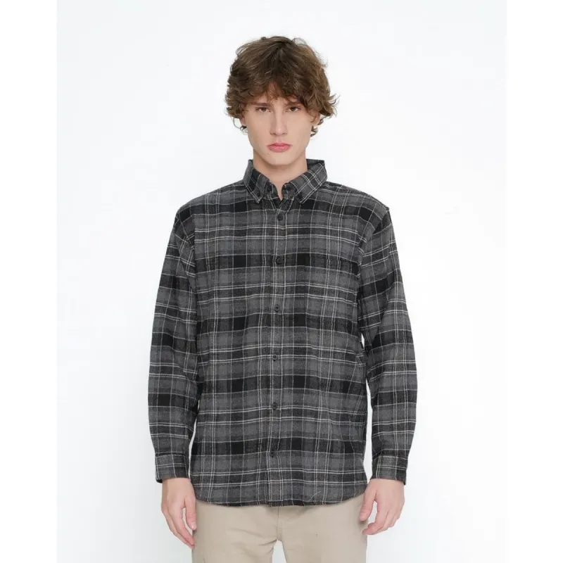 Erigo Flannel Aimery Black sold by Erigo