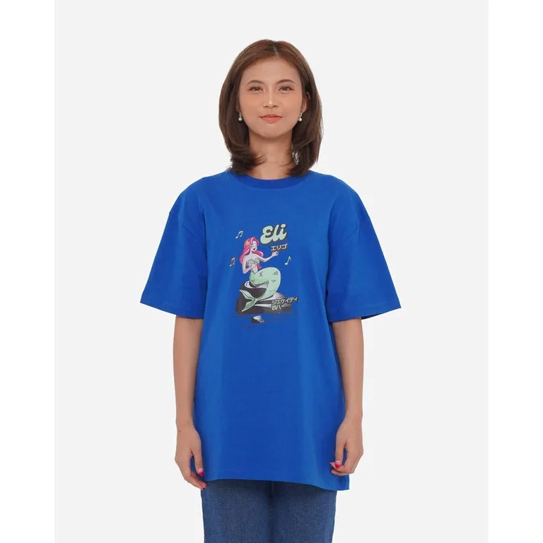 Erigo T-Shirt Oversize | JKT48 Eli Blue sold by Erigo