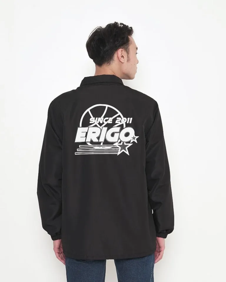 Erigo Coach Jacket Donaghy Black sold by Erigo