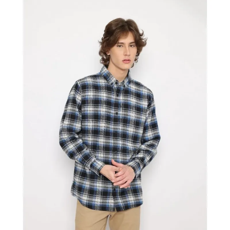 Erigo Flannel Berknat Black sold by Erigo