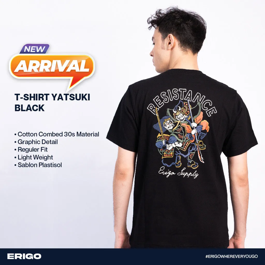 Erigo T-Shirt Yatsuki Black Unisex sold by Erigo