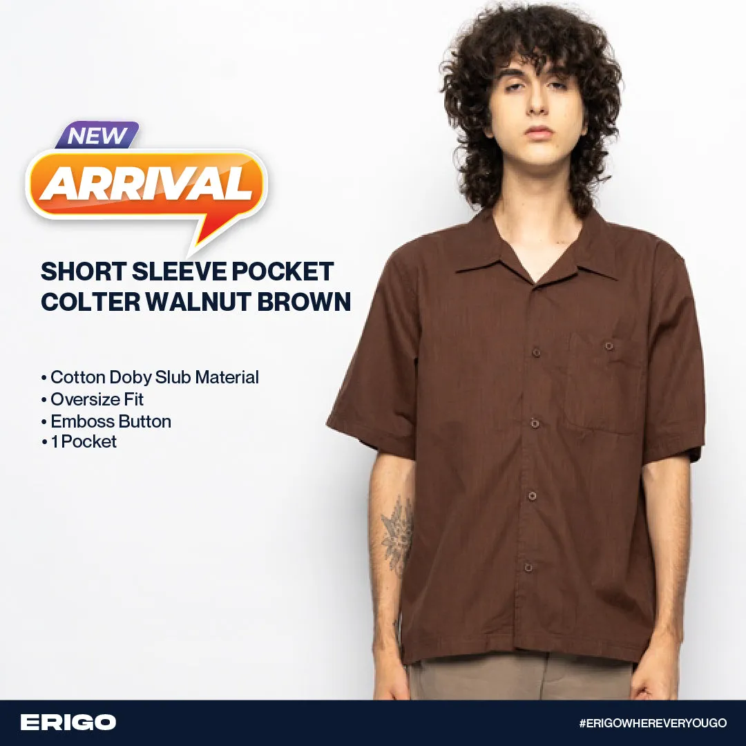 Erigo Short Sleeve Pocket Colter Walnut Brown Unisex sold by Erigo