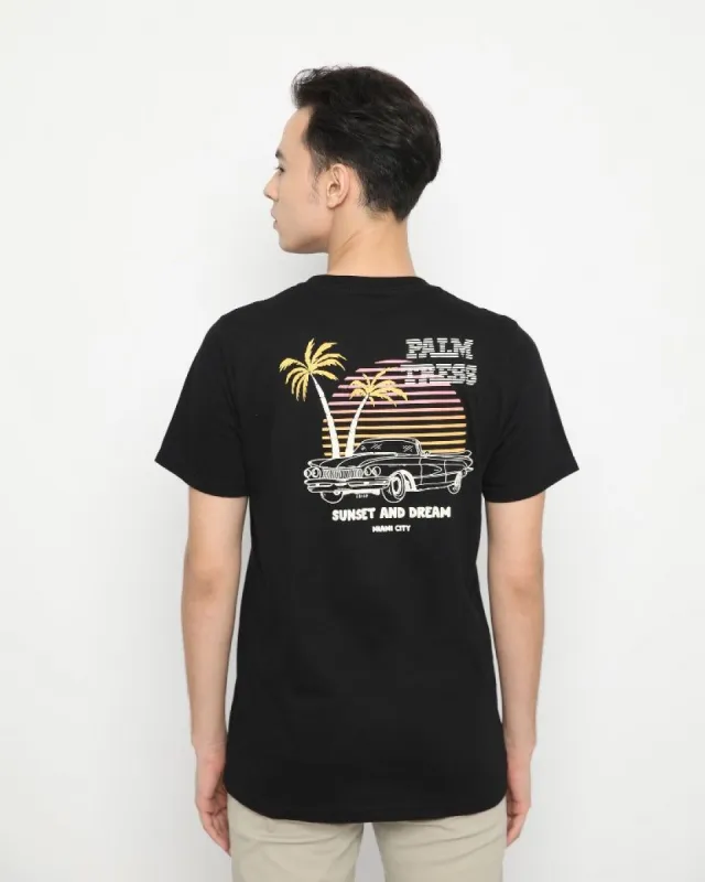 Erigo T-Shirt Chasing Sunset Black sold by Erigo