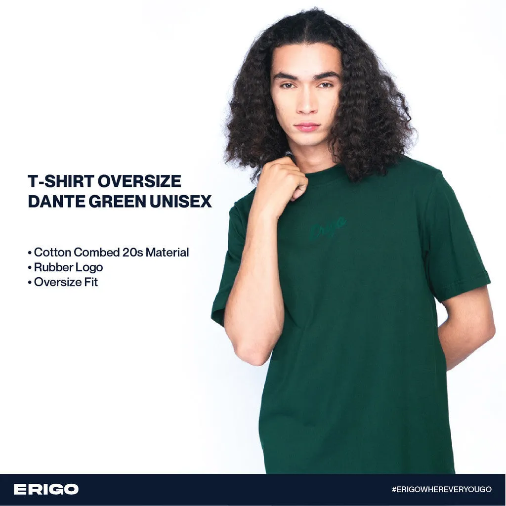 Erigo T-Shirt Oversize Dante Green Unisex sold by Erigo