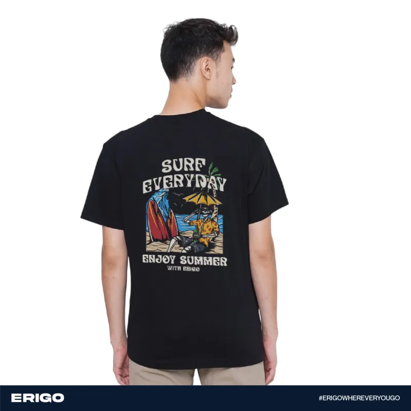 Erigo T-Shirt Oversize DTF Series Aldric Black sold by Erigo