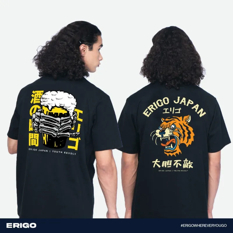 Erigo Buy 1 Get 2 T-Shirt Oversize Graphic Bundling 6 | Sakuto Black, Sanpaku Black sold by Erigo