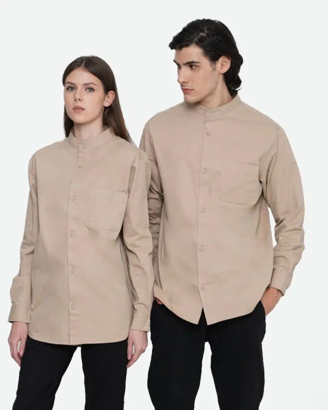 Erigo Shanghai Longsleeve Rossland Light Brown Unisex made by Erigo