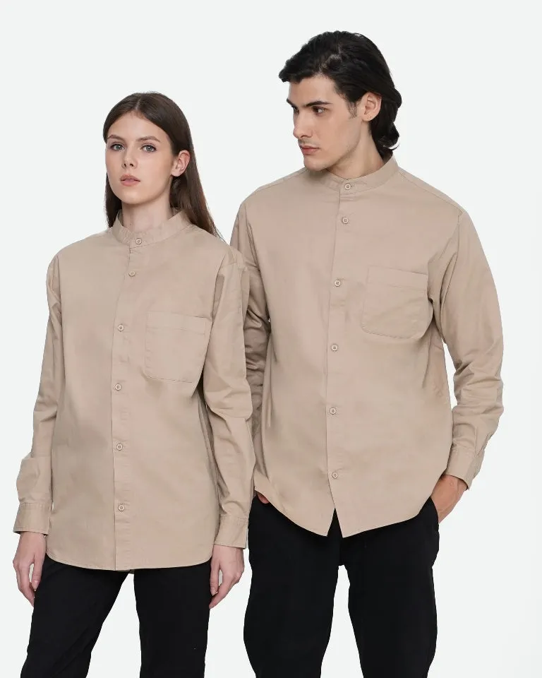 Erigo Shanghai Longsleeve Rossland Light Brown Unisex sold by Erigo