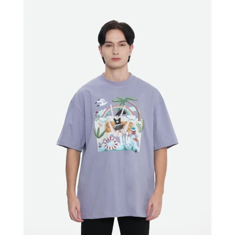 Erigo T-Shirt Lulu JKT48 Lavender Gray By Imelda Adams sold by Erigo