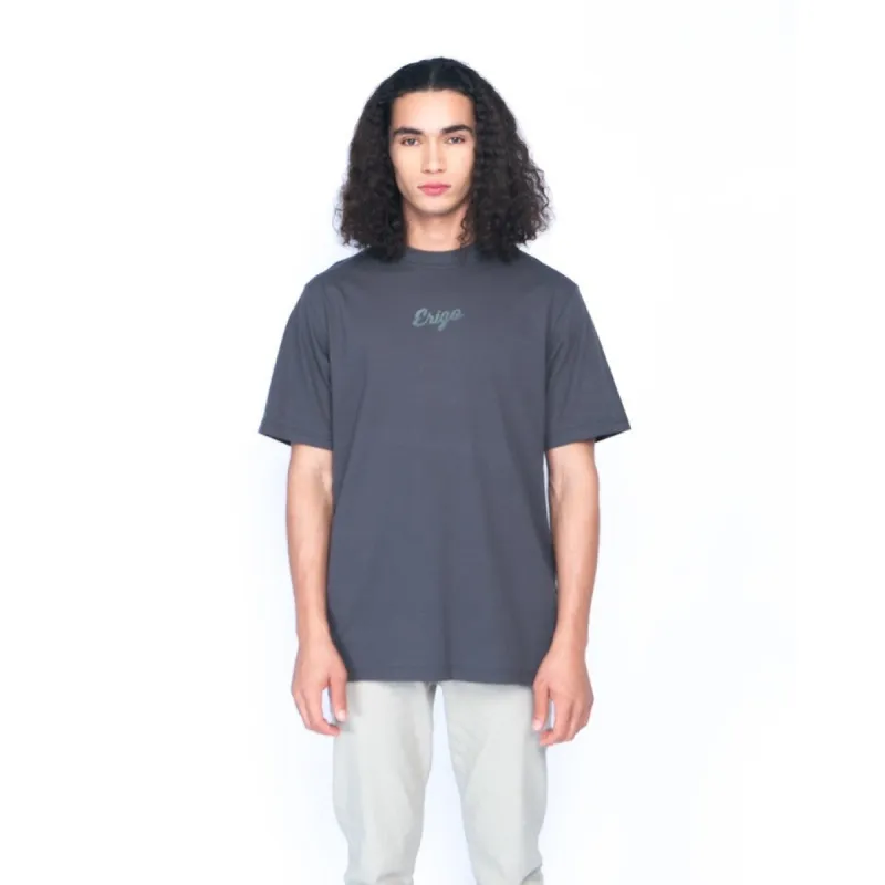 Erigo T-Shirt Oversize Dyron Asphalt Unisex sold by Erigo