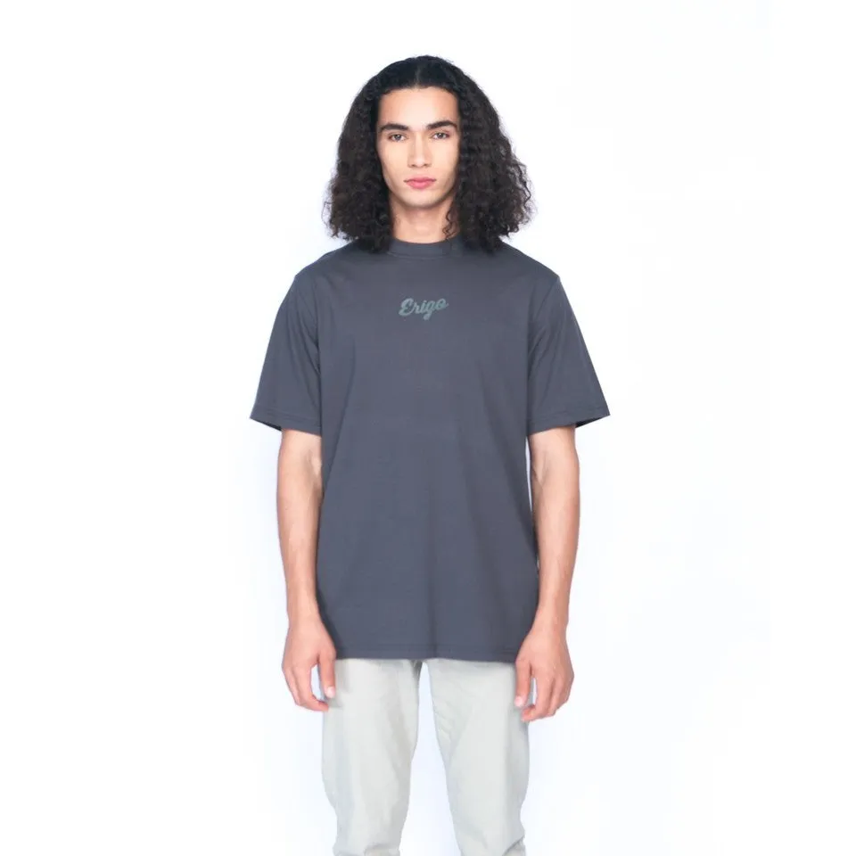 Erigo T-Shirt Oversize Dyron Asphalt Unisex sold by Erigo