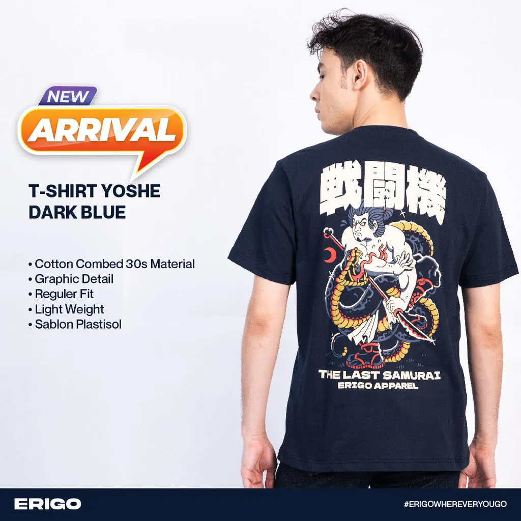 Erigo T-Shirt Yoshe Dark Blue Unisex sold by Erigo