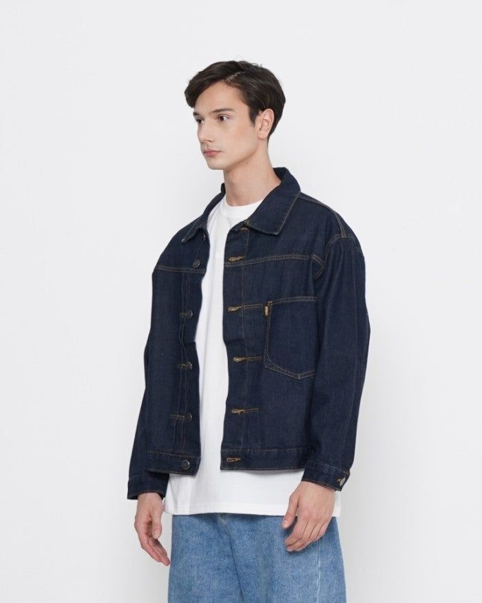 Erigo Denim Jacket Pocket Furka Mud Blue sold by Erigo product image thumbnail 3