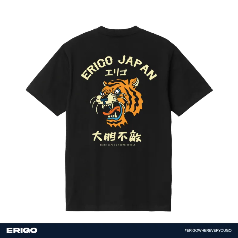 Erigo T-Shirt Oversize DTF Series Sanpaku Black sold by Erigo
