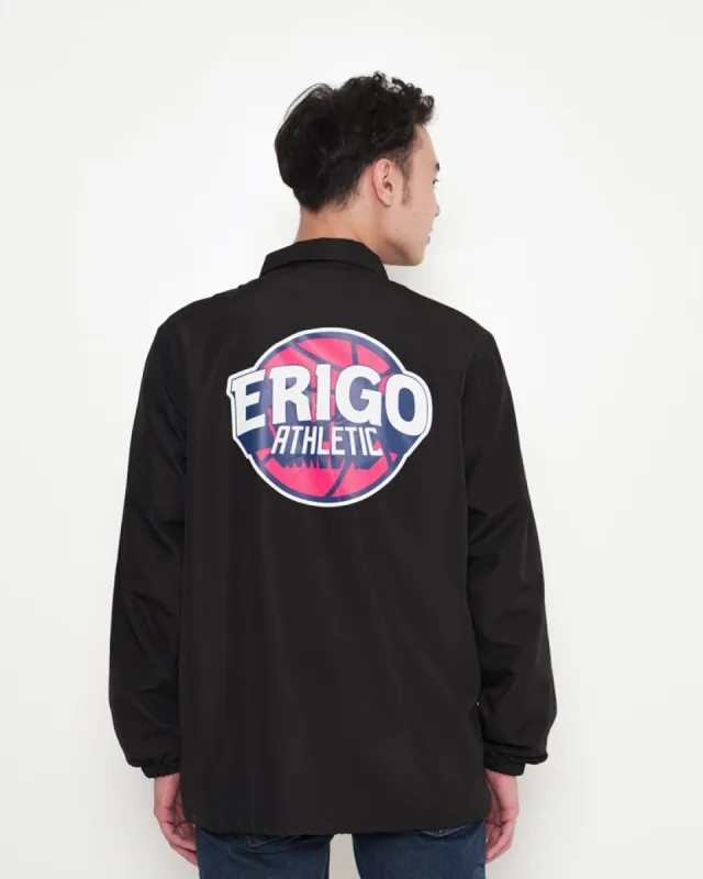 Erigo Coach Jacket Billups Black sold by Erigo