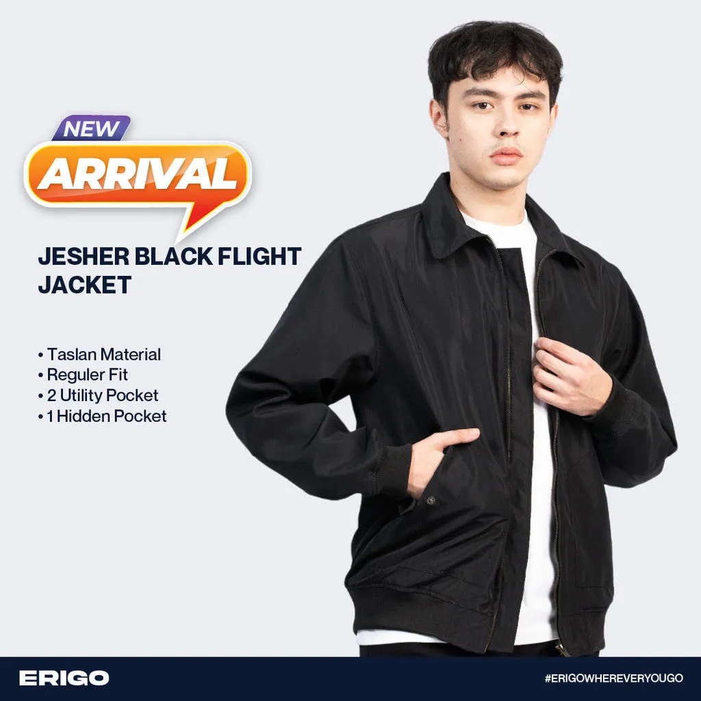 Erigo Flight Jacket Jesher Black sold by Erigo