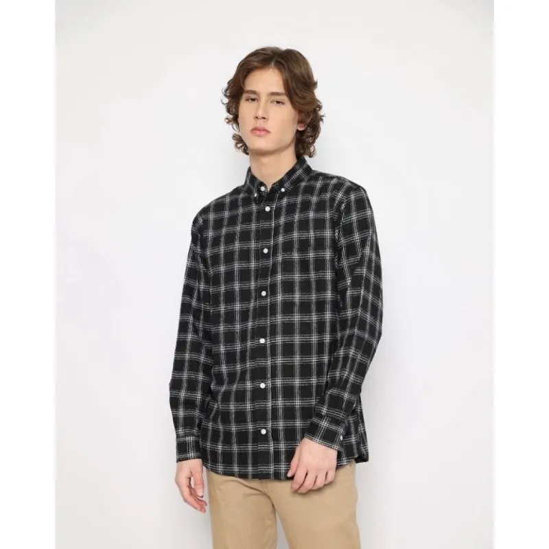 Erigo Flannel Ryscfo Black sold by Erigo