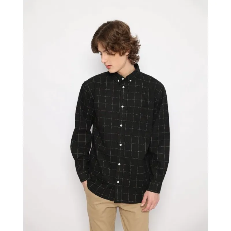 Erigo Flannel Pacienca Black sold by Erigo