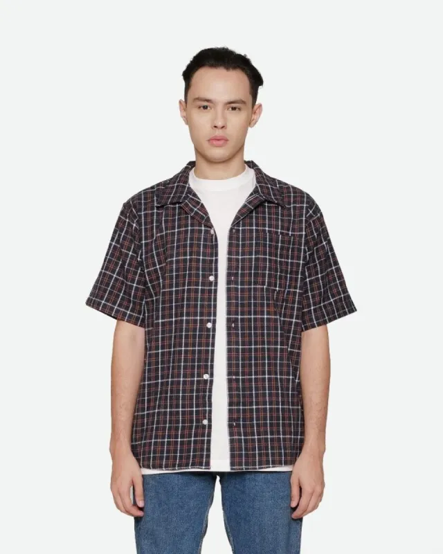 Erigo Short Sleeve Flannel Signy Black sold by Erigo