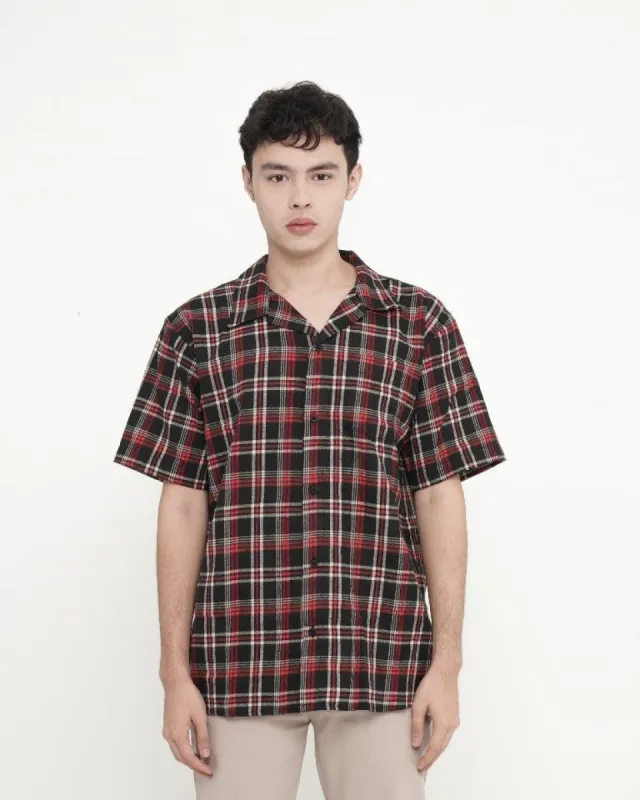 Erigo Short Sleeve Flannel Zeeman Red sold by Erigo