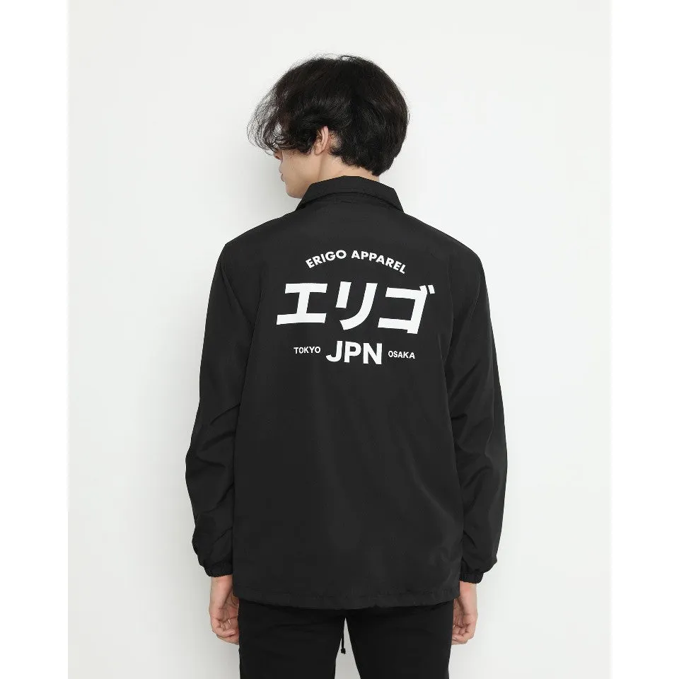 Erigo Coach Jacket Fujinkai Black sold by Erigo