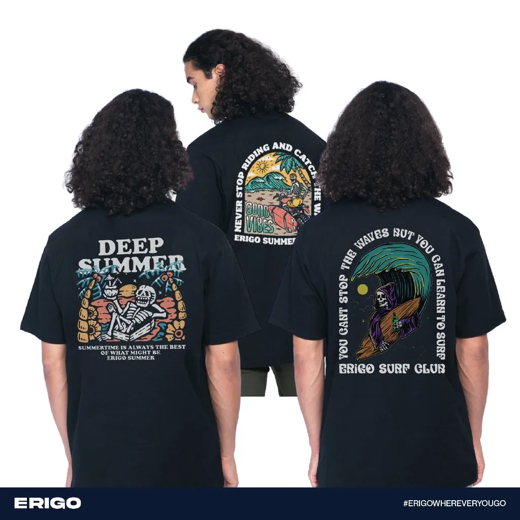 Erigo Buy 1 Get 3 T-Shirt Oversize Graphic Bundling 2 | Cardy Black, Tiziano Black, Zello Black sold by Erigo