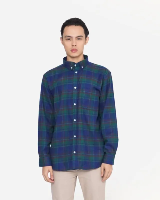 Erigo Flannel Adwine Blue sold by Erigo