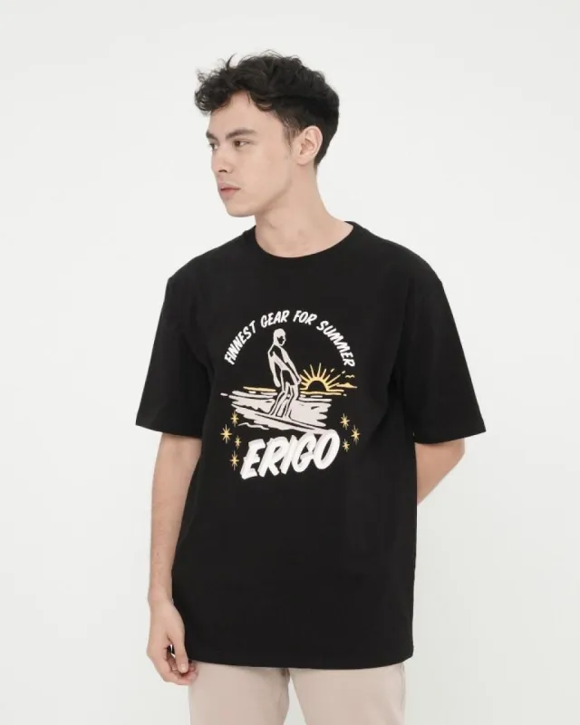 Erigo T-Shirt Oversize Finnest Summer Black sold by Erigo