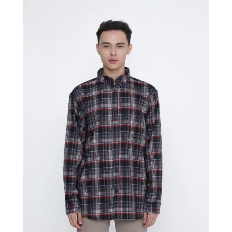 Erigo Flannel Gavle Black sold by Erigo