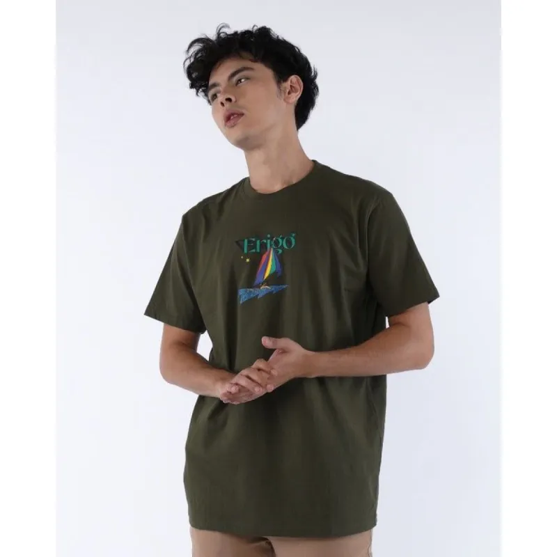 Erigo T-Shirt Harben Olive sold by Erigo