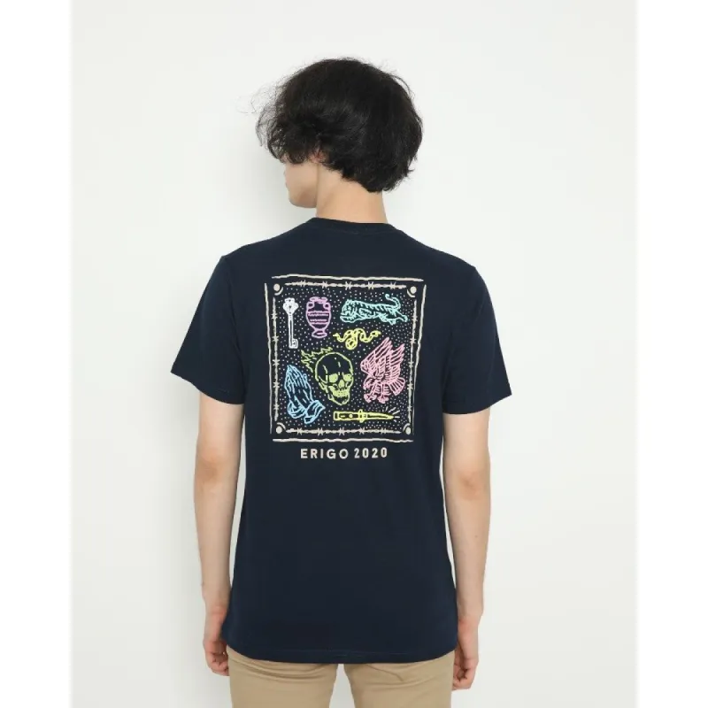 Erigo T-Shirt Skull And All Navy sold by Erigo