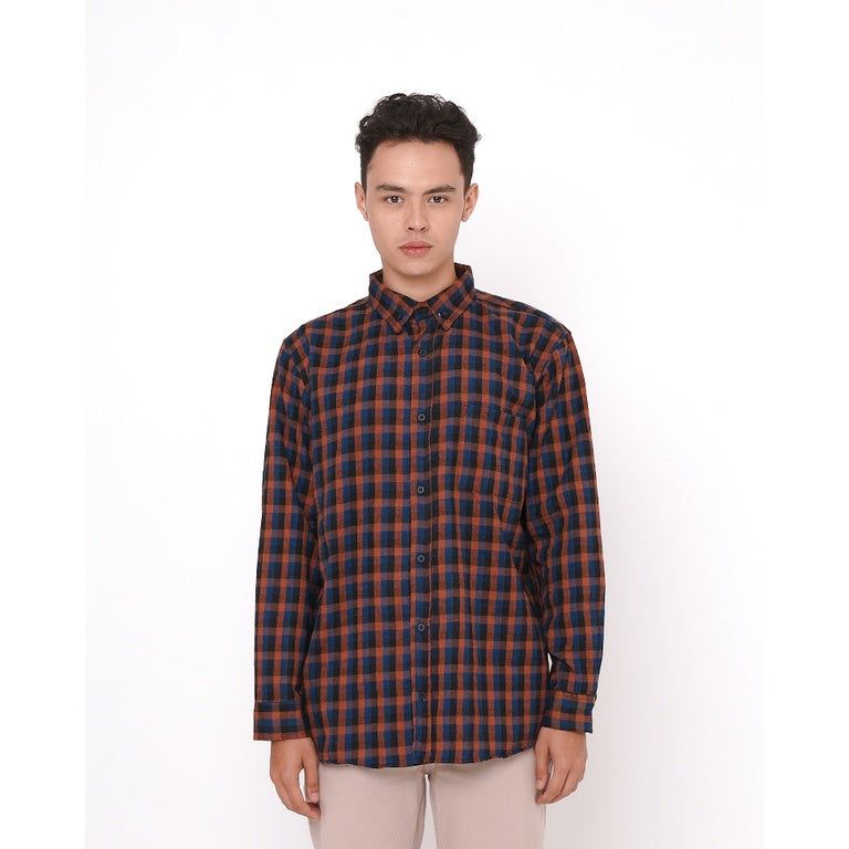 Erigo Flannel Asiatica Blue sold by Erigo