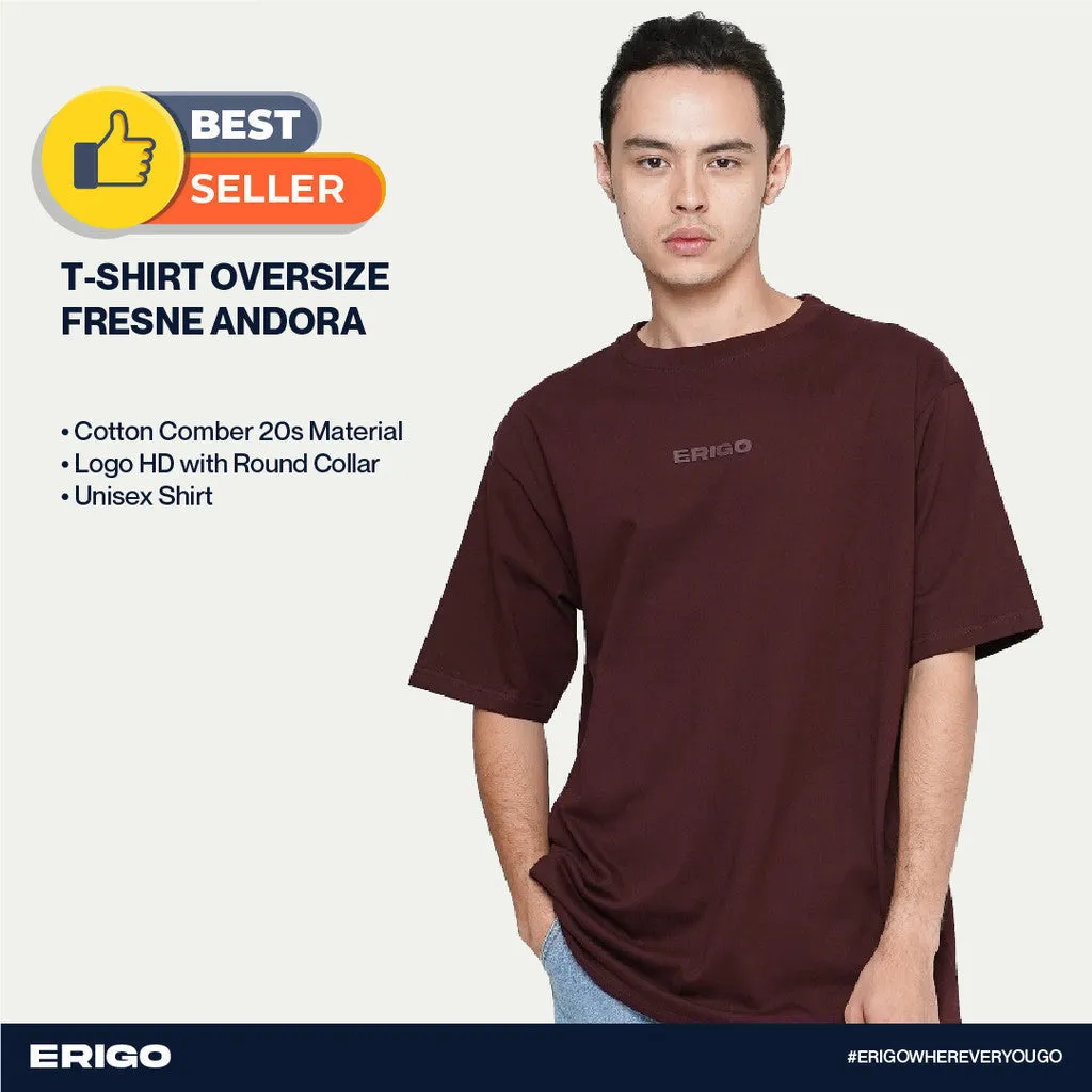 Erigo T-Shirt Oversize Fresne Andora Unisex sold by Erigo