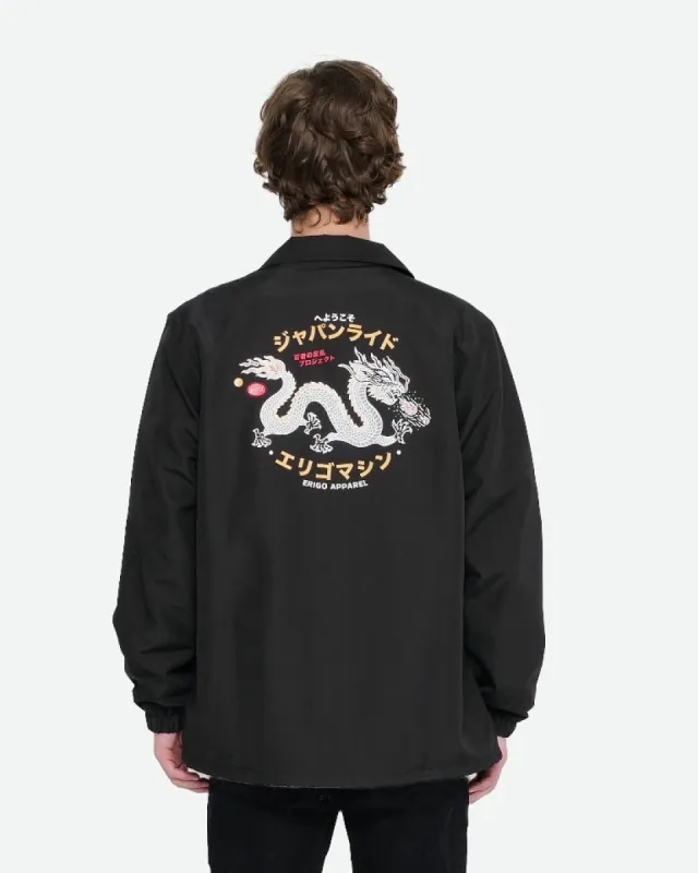 Erigo Coach Jacket Steffi Knight Black sold by Erigo