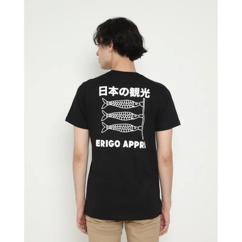 Erigo T-Shirt Salmon Street Black sold by Erigo