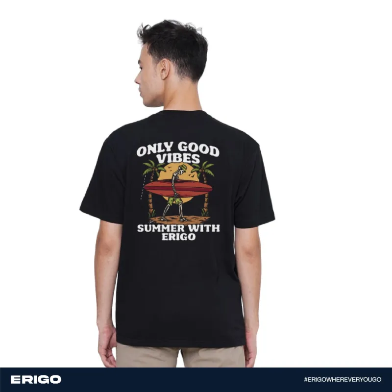 Erigo T-Shirt Oversize Graphic Series Kharel Black sold by Erigo