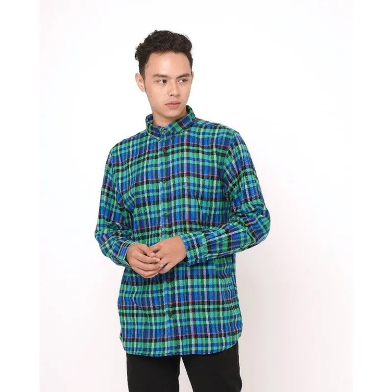 Erigo Flannel Walton Navy sold by Erigo