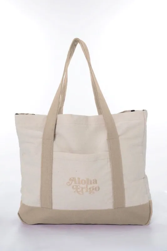 Erigo Totebag Two Tone Aloha Beige sold by Erigo