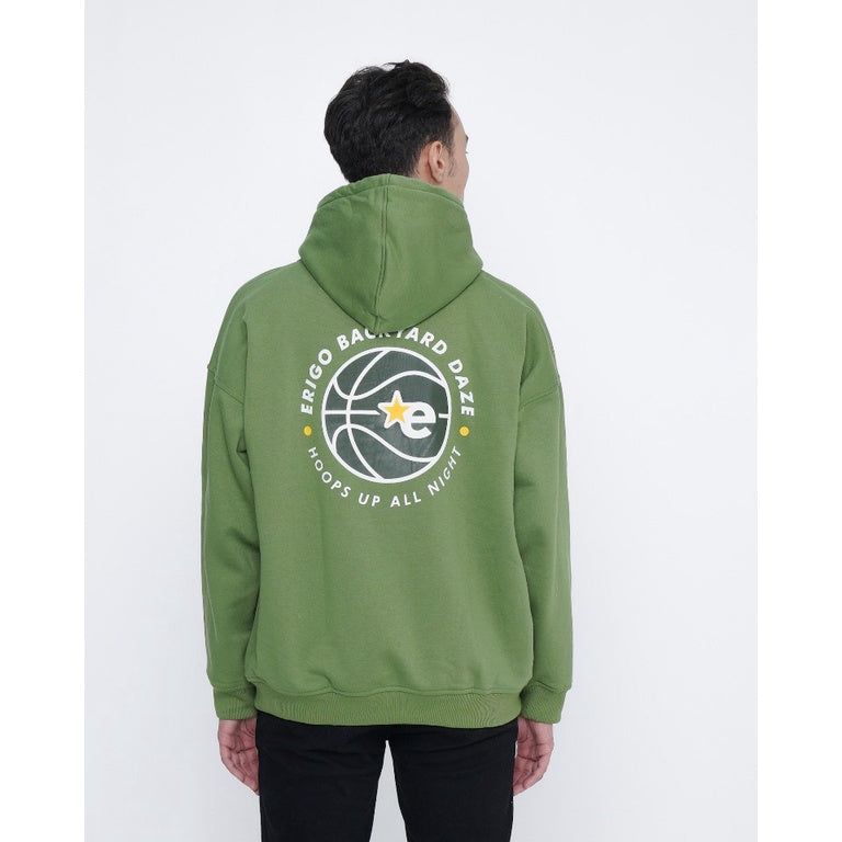 Erigo Hoodie Hoops Up Green sold by Erigo