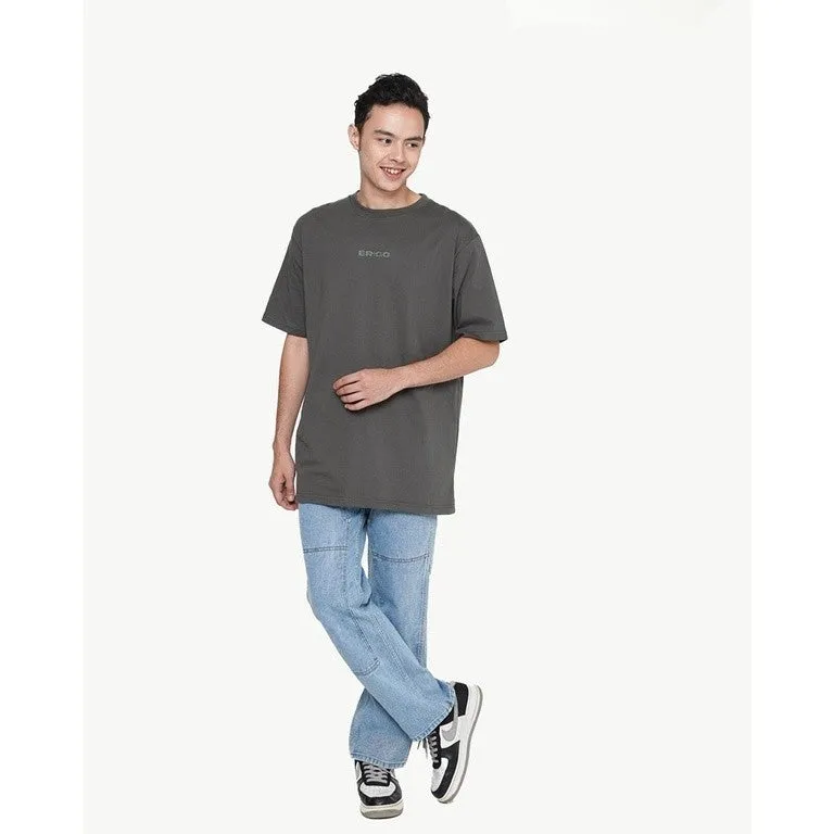 Erigo T-Shirt Oversize Champlain Asphalt Unisex sold by Erigo product image thumbnail 5