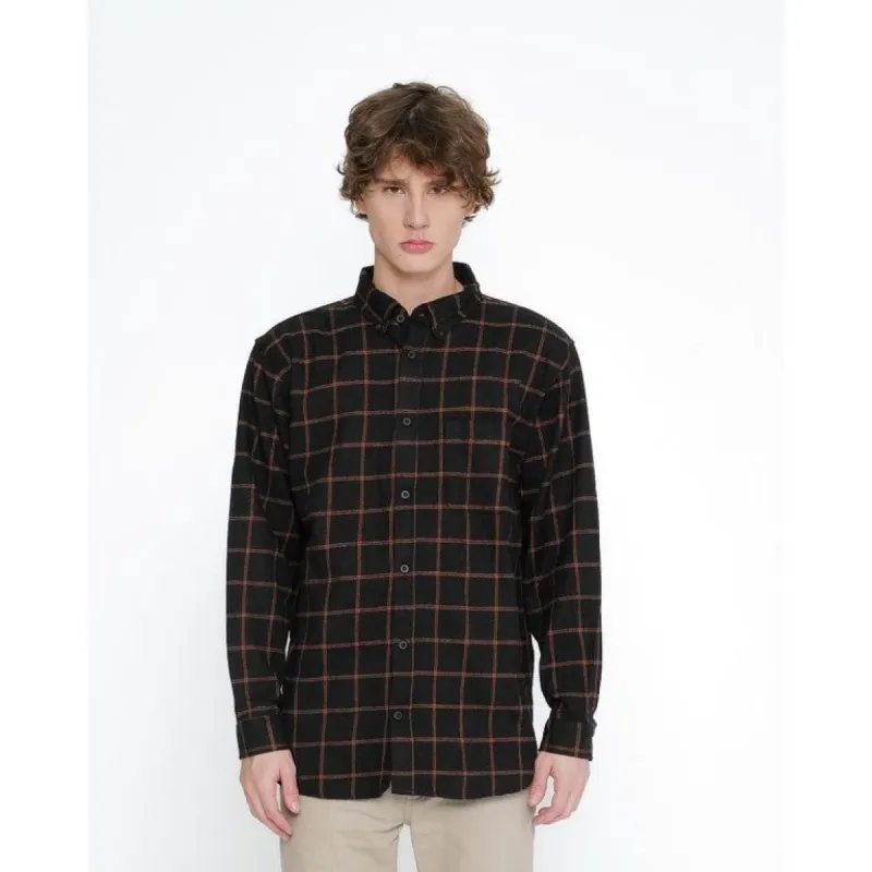 Erigo Flannel Teodora Black sold by Erigo