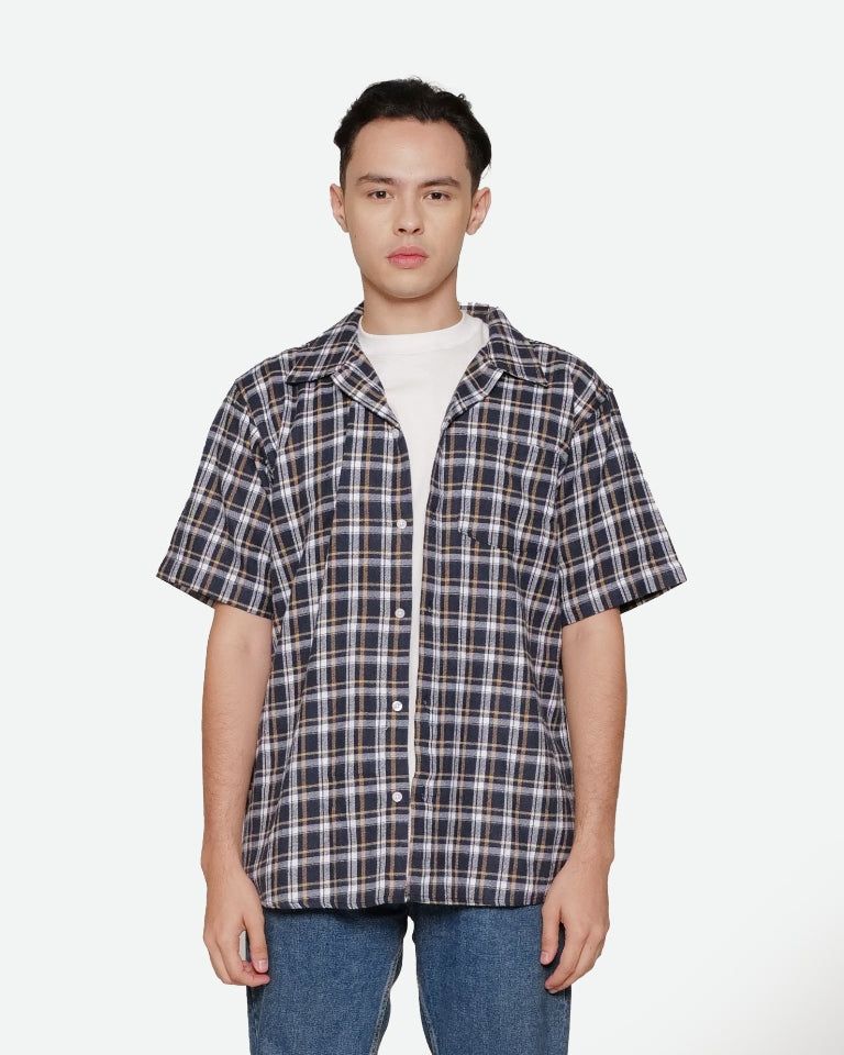 Erigo Short Sleeve Flannel Eostre Black sold by Erigo