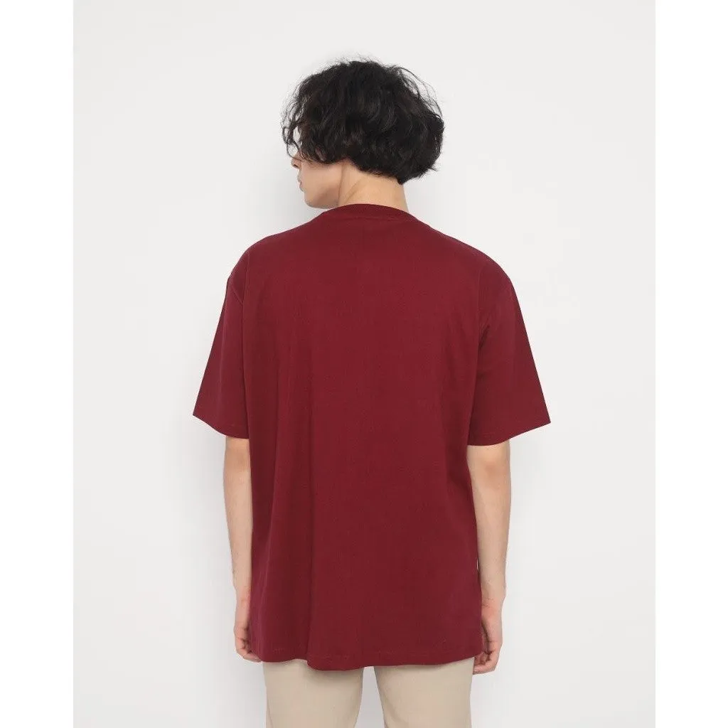 Erigo T-Shirt Oversize Armory Maroon Unisex sold by Erigo product image thumbnail 4
