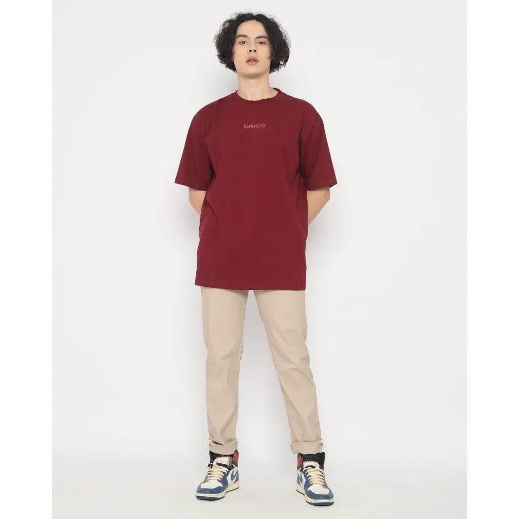 Erigo T-Shirt Oversize Armory Maroon Unisex sold by Erigo product image thumbnail 5