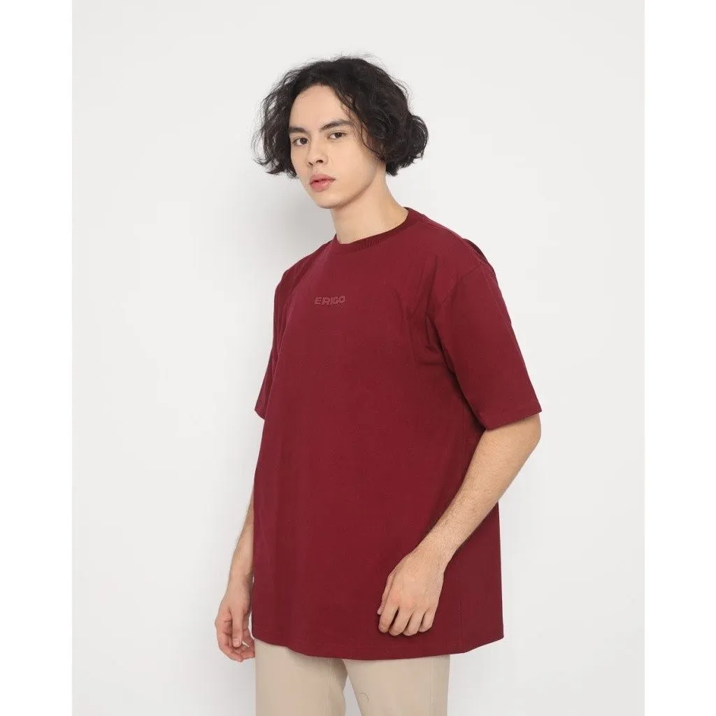 Erigo T-Shirt Oversize Armory Maroon Unisex sold by Erigo product image thumbnail 2