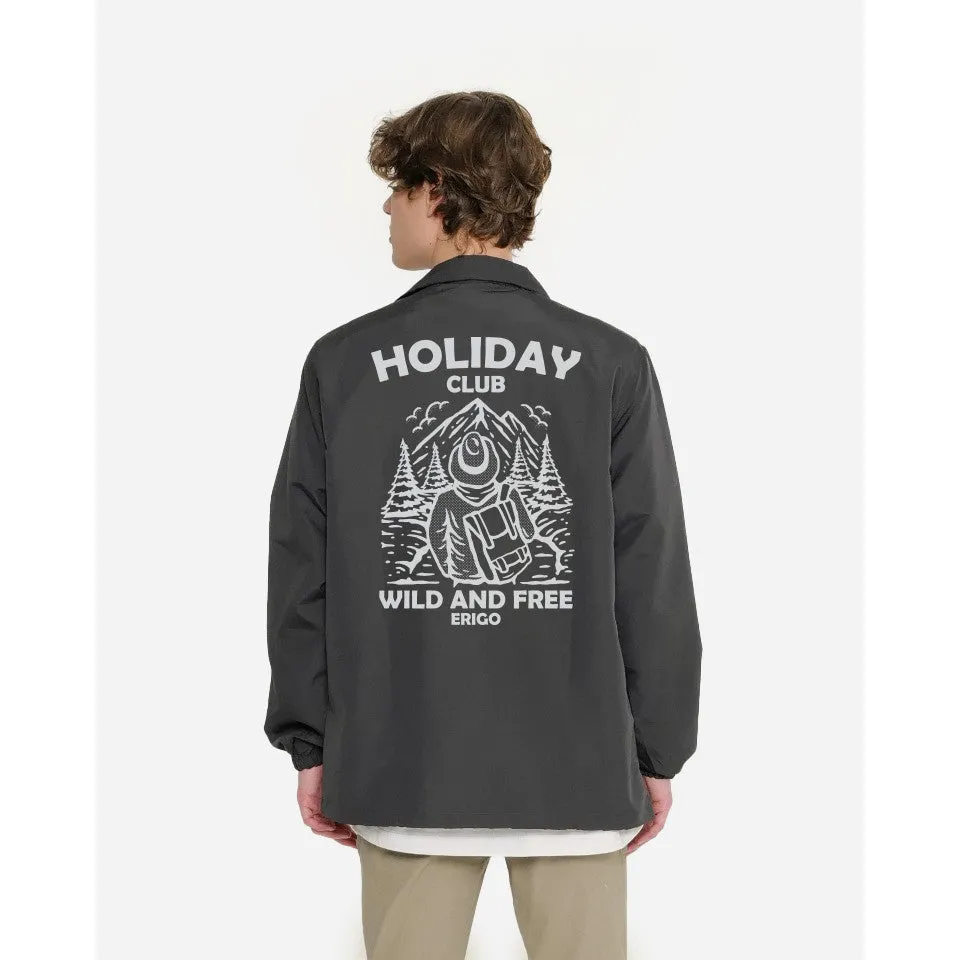 Erigo Coach Jacket Graphic Series Wild Holiday Asphalt sold by Erigo product image thumbnail 2