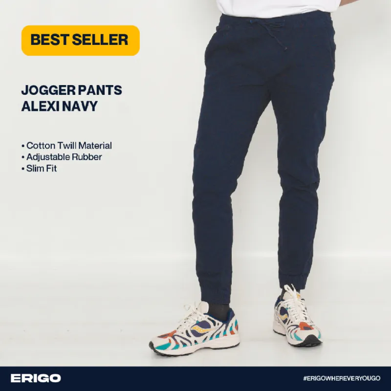 Erigo Jogger Pants Alexi Navy sold by Erigo