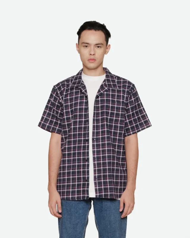 Erigo Short Sleeve Flannel Vidar Black sold by Erigo